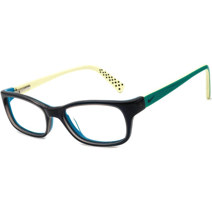 Nike Kids' Eyeglasses 5513 085 Dark Blue Rectangular Frame 47[]18 130