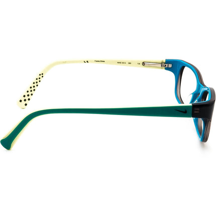 Nike Kids' Eyeglasses 5513 085 Dark Blue Rectangular Frame 47[]18 130