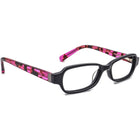 Nike Kids' Eyeglasses 5520 003 Black/Pink Tortoise Rectangular Frame 46[]14 125