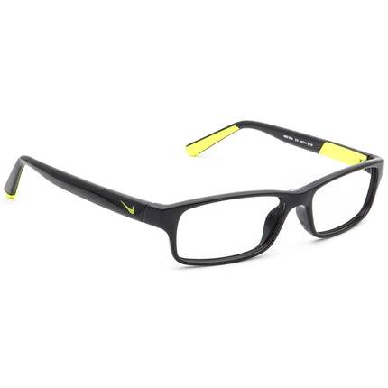 Nike Junior Eyeglasses 5534 015 Black & Green Rectangular Frame 48[]14 130