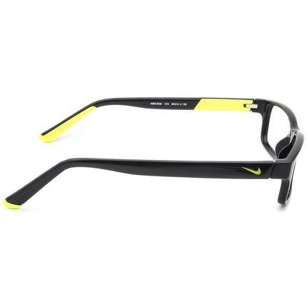 Nike Junior Eyeglasses 5534 015 Black & Green Rectangular Frame 48[]14 130