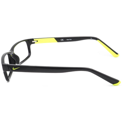 Nike Junior Eyeglasses 5534 015 Black & Green Rectangular Frame 48[]14 130