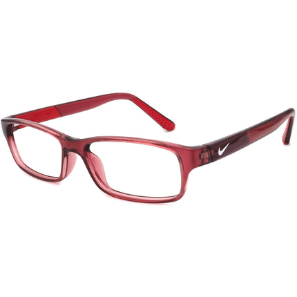 Nike Small Eyeglasses 5534 610 Burgundy Rectangular Frame 48[]14 130