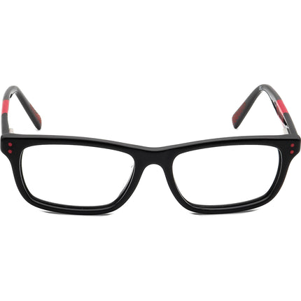 Nike Small Eyeglasses 5535 001 Black / Red Rectangular Frame 48[]14 130