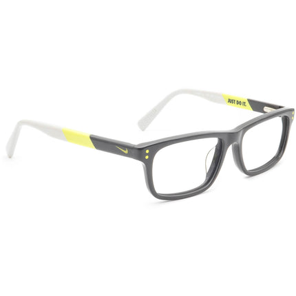 Nike Small Eyeglasses 5535 060 Gray Bolt Horn Rim Frame 48[]14 130