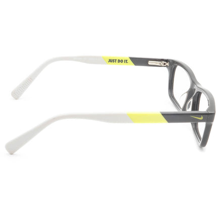 Nike Small Eyeglasses 5535 060 Gray Bolt Horn Rim Frame 48[]14 130