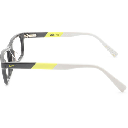 Nike Small Eyeglasses 5535 060 Gray Bolt Horn Rim Frame 48[]14 130
