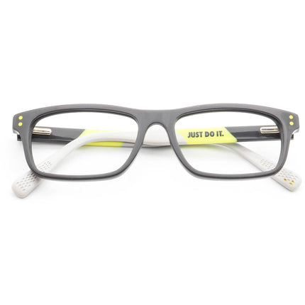 Nike Small Eyeglasses 5535 060 Gray Bolt Horn Rim Frame 48[]14 130