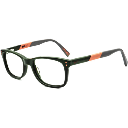 Nike Small Eyeglasses 5538 312 Army Green Rectangular Frame 49[]17 135