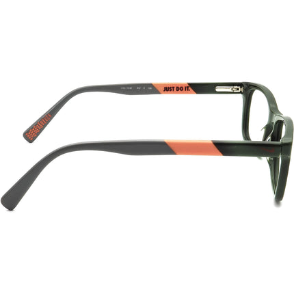 Nike Small Eyeglasses 5538 312 Army Green Rectangular Frame 49[]17 135