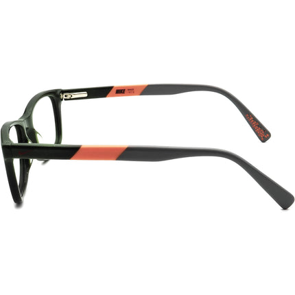 Nike Small Eyeglasses 5538 312 Army Green Rectangular Frame 49[]17 135