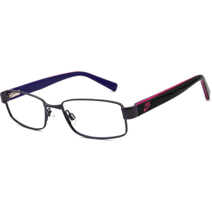 Nike Small Eyeglasses 5571 500 Purple Rectangular Frame 48[]15 130