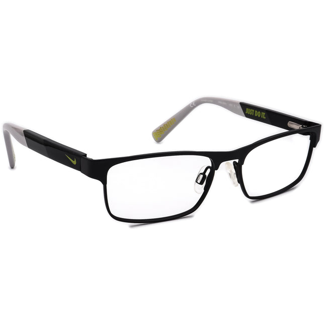 Nike Kinderbrille 5574 015 Schwarz-Grau Rechteckiger Rahmen 47[]14 125