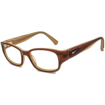 Nike Eyeglasses 7000/250 Brown Rectangular Frame 50[]18 135