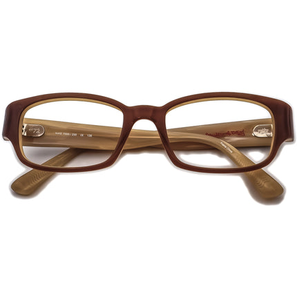 Nike Eyeglasses 7000/250 Brown Rectangular Frame 50[]18 135