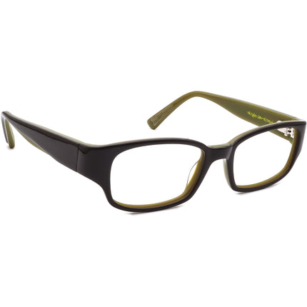 Nike Men's Eyeglasses 7000 318 Dark Brown/Green Rectangular Frame 50[]18 135