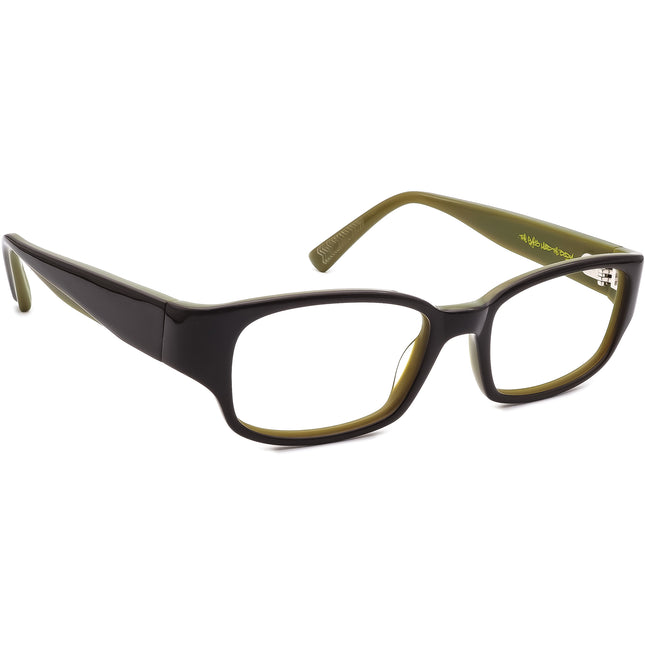 Nike Men's Eyeglasses 7000 318 Dark Brown/Green Rectangular Frame 50[]18 135