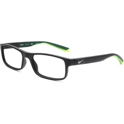 Nike Eyeglasses 7090 010 Matte Black Rectangular Frame 53[]17 140