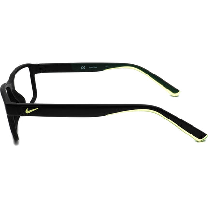 Nike Eyeglasses 7092 001 Live Free Black & Green Rectangular Frame 55[]14 140