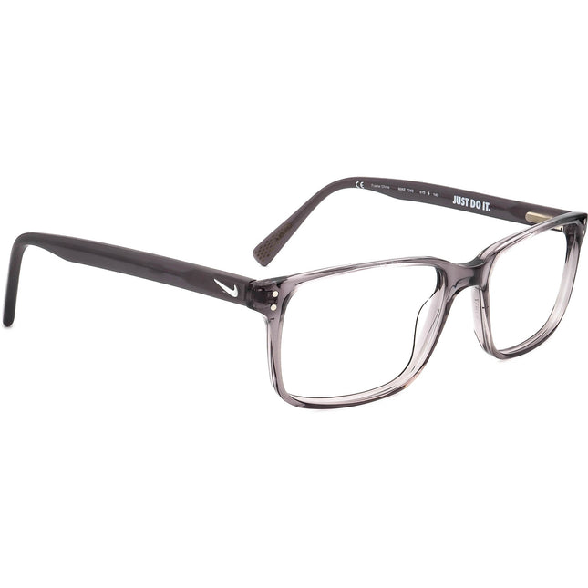 Nike Eyeglasses 7240 070 Gray Smoke Rectangular Frame 55[]17 140