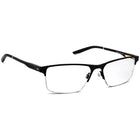 Nike Men's Eyeglasses 8045 002 Matte Black Half Rim Metal Frame 57[]17 140