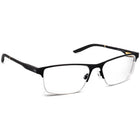 Nike Men's Eyeglasses 8045 002 Matte Black Half Rim Metal Frame 57[]17 140