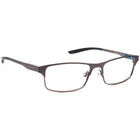 Nike Men's Eyeglasses 8046 071 Brushed Gunmetal Rectangular Metal Frame 54[]16 140