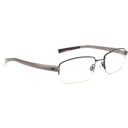 Nike Men's Eyeglasses 8072 026 Black/Gray Half Rim Frame 52[]18 145