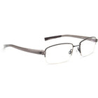 Nike Men's Eyeglasses 8072 026 Black/Gray Half Rim Frame 52[]18 145
