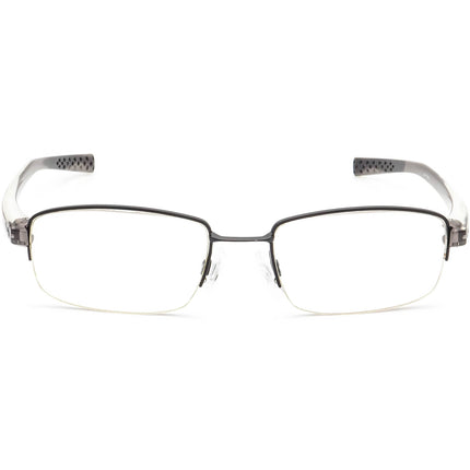 Nike Men's Eyeglasses 8072 026 Black/Gray Half Rim Frame 52[]18 145