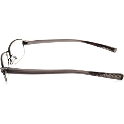 Nike Men's Eyeglasses 8072 026 Black/Gray Half Rim Frame 52[]18 145