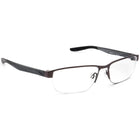 Nike Men's Eyeglasses 8138 071 Matte Gunmetal/Gray Half Rim Frame 56[]16 140