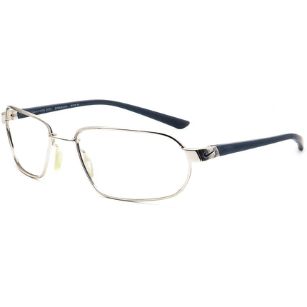Nike Men's Sunglasses EV0540 074 Vantage 200 Flexon Silver/Matte Blue Wrap 59 mm