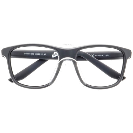 Nike Men's Sunglasses EV0990 061 Dark Gray Wrap Italy 53 mm