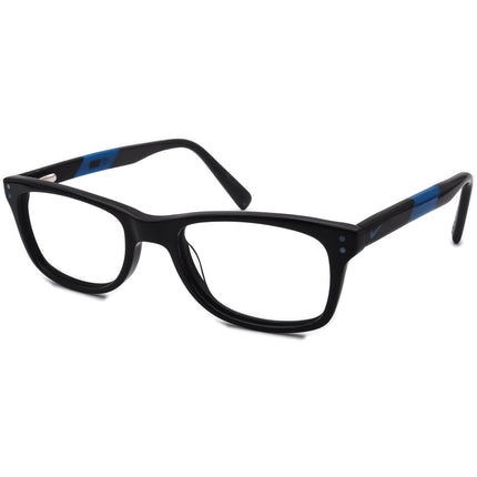 Nike Kids' Eyeglasses 5538 Black and Blue Horn Rim Frame 45[]18 130