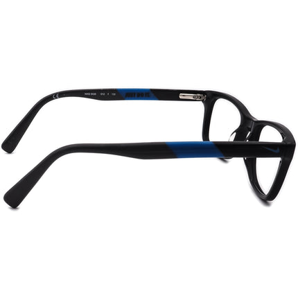 Nike Kids' Eyeglasses 5538 Black and Blue Horn Rim Frame 45[]18 130