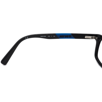 Nike Kids' Eyeglasses 5538 Black and Blue Horn Rim Frame 45[]18 130