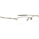 Oakley Men's Eyeglasses 22-149 Transistor Brushed Chrome Half Rim Metal Frame 51[]18 135