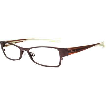 Oakley Women's Eyeglasses Fate 2.0 Polished Brown Rectangular Frame 51[]17 134