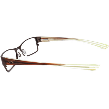 Oakley Women's Eyeglasses Fate 2.0 Polished Brown Rectangular Frame 51[]17 134