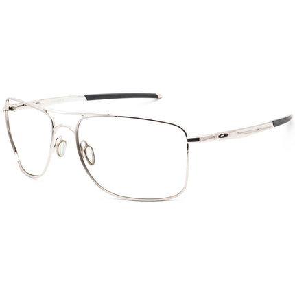 Oakley Men's Sunglasses OO4124-0562 Gauge 8 Silver Pilot Metal 62 mm