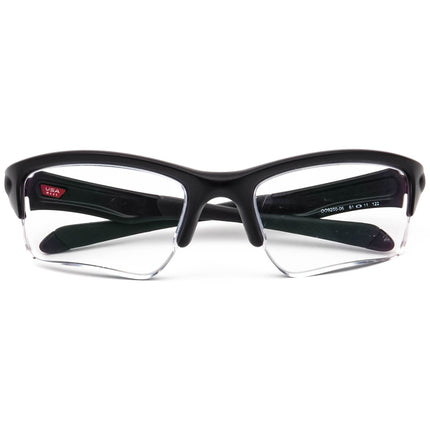 Oakley Men's Rx Sunglasses Frame Only OO9200-06 Quarter Jacket Satin Black Half Rim 61 mm