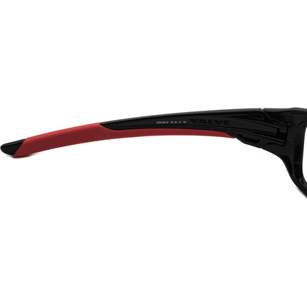 Oakley Men's Sunglasses OO9236-02 Valve Black/Red Wrap 60 mm