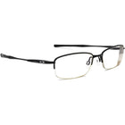 Oakley Eyeglasses OX3102-0152 Clubface Polished Black Half Rim Metal Frame 52[]17 143