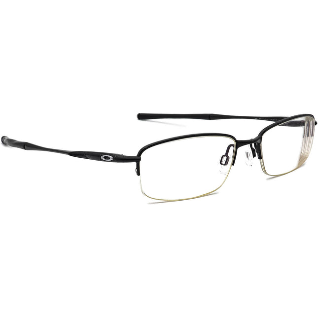 Oakley Eyeglasses OX3102-0152 Clubface Polished Black Half Rim Metal Frame 52[]17 143