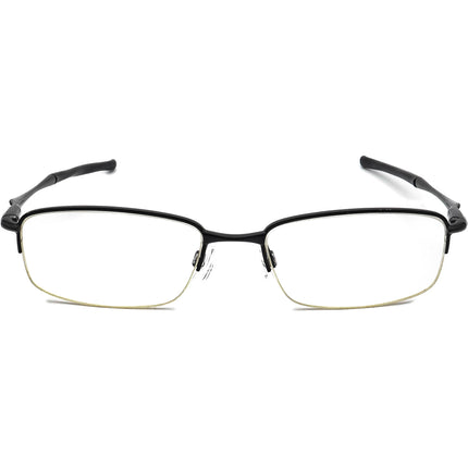 Oakley Eyeglasses OX3102-0152 Clubface Polished Black Half Rim Metal Frame 52[]17 143