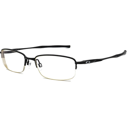 Oakley Eyeglasses OX3102-0152 Clubface Polished Black Half Rim Metal Frame 52[]17 143
