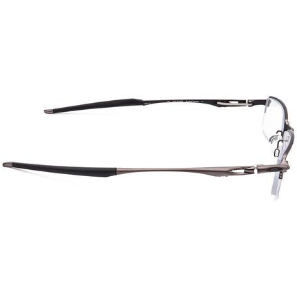 Oakley Men's Eyeglasses OX3119-0453 Halfshock Brushed Chrome Half Rim Metal Frame 53[]19 142