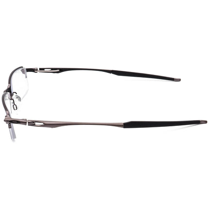 Oakley Men's Eyeglasses OX3119-0453 Halfshock Brushed Chrome Half Rim Metal Frame 53[]19 142