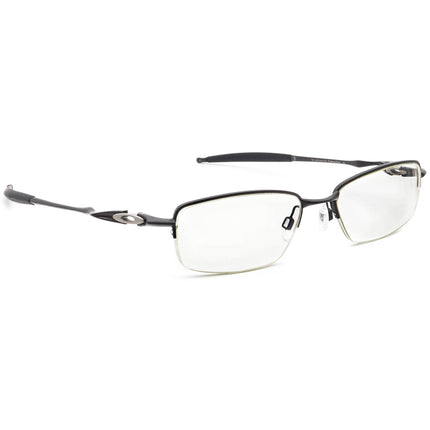 Oakley Eyeglasses OX3143-0153 Drill Bit 0.5 Polished Black Half Rim Metal Frame 53[]18 136